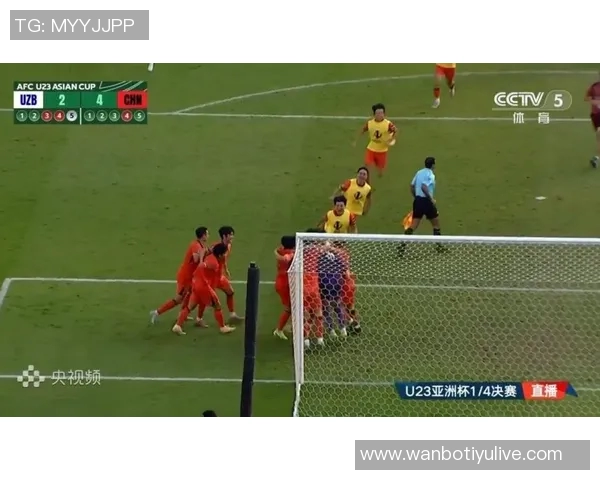 乌兹别克斯坦U23男足在对黎巴嫩的比赛中萨伊多夫第24分钟补射得分领先1-0